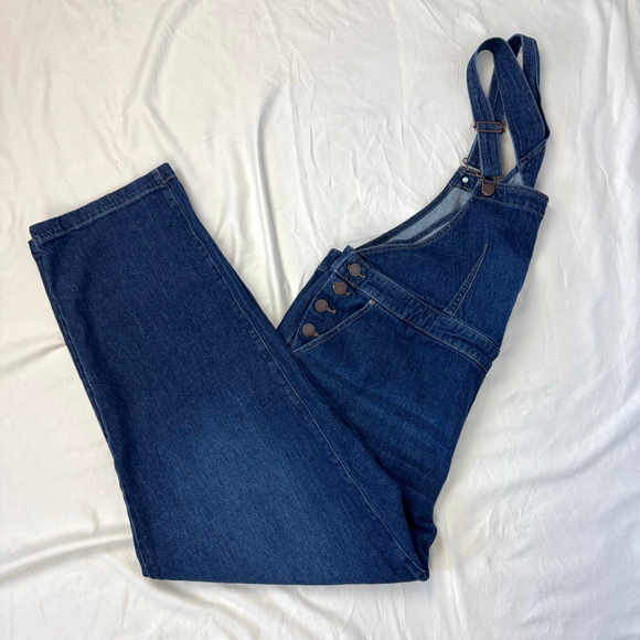 Lane Bryant Signature Fit Overalls Women's Plus 24L Dark Blue - Picture 1 of 16